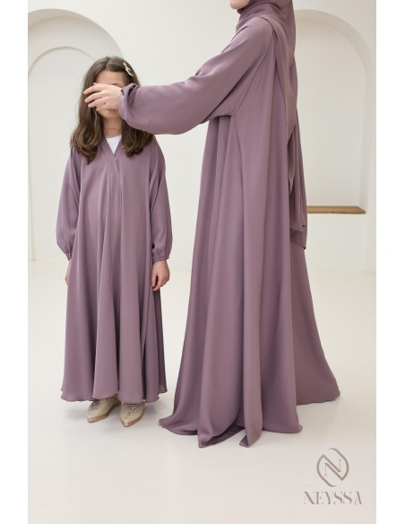Abaya Dubaï pour l'Aid 2025 combo mère/ fille, confection by Neyssa