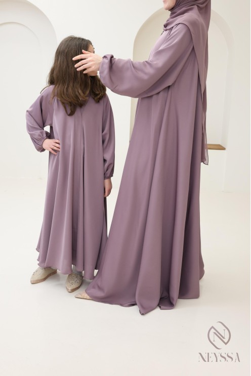 Abaya Dubaï pour l'Aid 2025 combo mère/ fille, confection by Neyssa