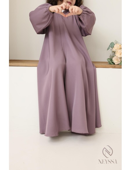 Abaya Dubaï pour l'Aid 2025 combo mère/ fille, confection by Neyssa