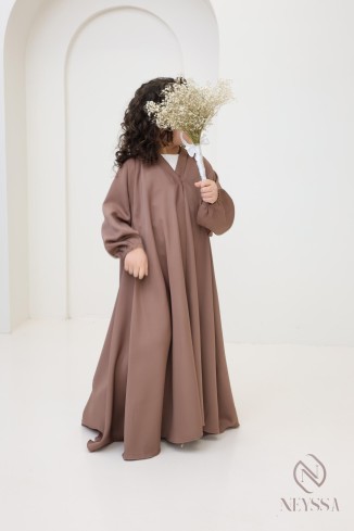 Ensemble Abaya Dubaï Mère & Fille pour l'Aïd 2025 Confection Neyssa 2