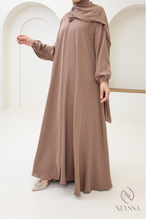 Ensemble Abaya Dubaï Mère & Fille pour l'Aïd 2025 Confection Neyssa