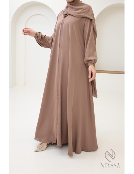 Ensemble Abaya Dubaï Mère & Fille pour l'Aïd 2025 Confection Neyssa