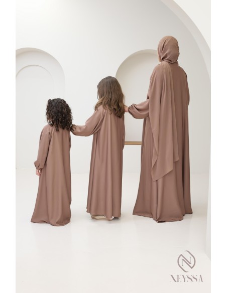 Abaya Dubai Mutter & Tochter Set für Eid 2025 Neyssa