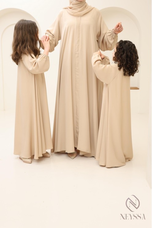 Abaya Dubaï luxe mother daughter confection neyssa, must have 2025