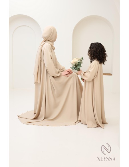 Abaya Dubaï luxe mother daughter confection neyssa, must have 2025
