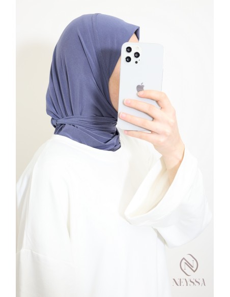 Hijab Kapuze zum Binden aus Premium-Jersey ideal für den Alltag
