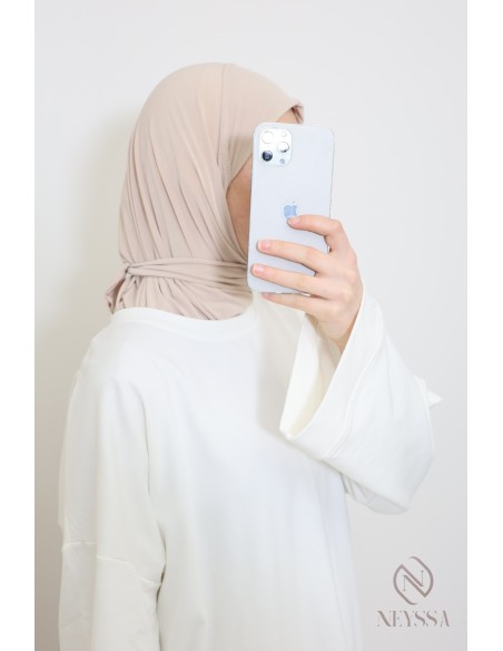 hijab hood in premium jersey ideal for everyday wear