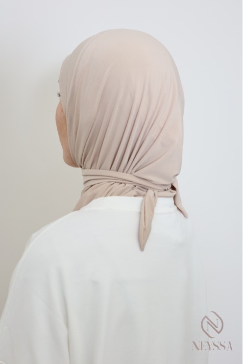 Hijab Kapuze zum Binden aus Premium-Jersey ideal für den Alltag