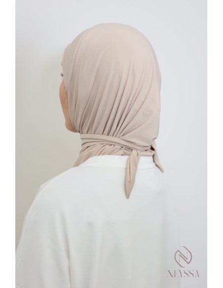Hijab Kapuze zum Binden aus Premium-Jersey ideal für den Alltag