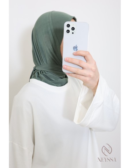 Hijab Kapuze zum Binden aus Premium-Jersey ideal für den Alltag