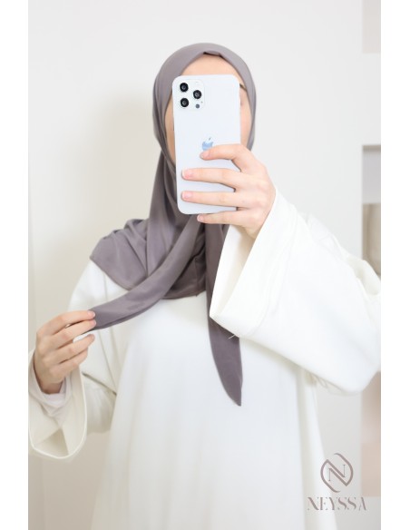 hijab cagoule à nouer en jersey premium idéal pour le quotidien