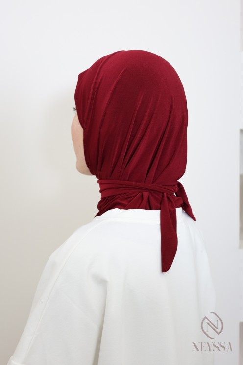 hijab cagoule à nouer en jersey premium idéal pour le quotidien