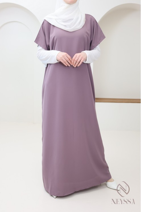 Under abaya nidah dress base, flowing fabric to complement her kimono