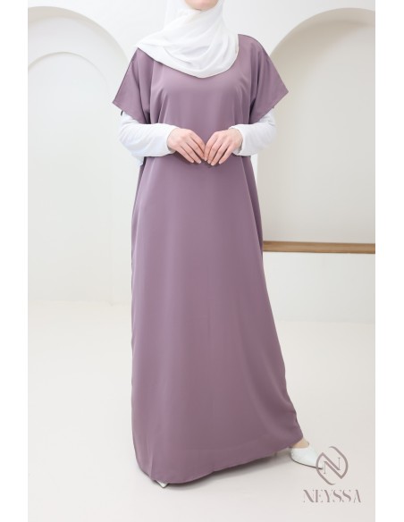 Under abaya nidah dress base, flowing fabric to complement her kimono