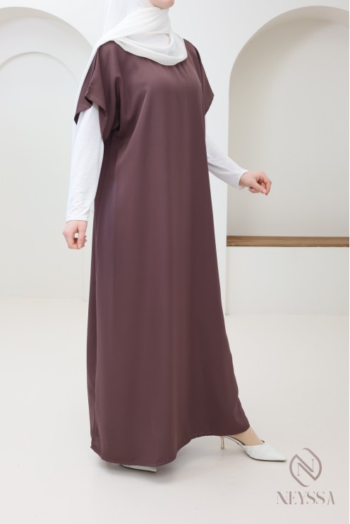 Unterabaya Unterkleid Nidah, fließender Stoff Vervollständigung Kimono