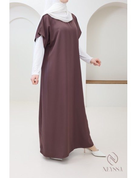 Unterabaya Unterkleid Nidah, fließender Stoff Vervollständigung Kimono