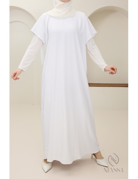 Unterabaya Unterkleid Nidah, fließender Stoff Vervollständigung Kimono