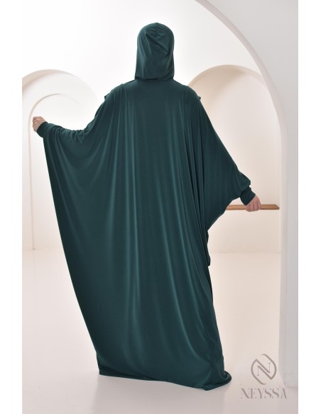 Robe de prière ample tenue de prière hijab intégré facile à enfiler