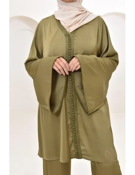 Ensemble pantalon et tunique hyper fluide, coupe ample pour femme.