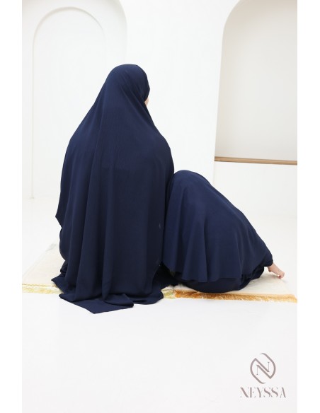 abaya khimar en jazz mère ou fille, combo pour être assorties