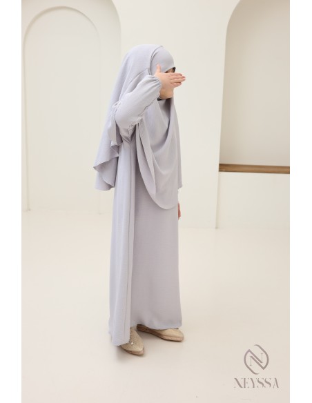 Abaya khimar set for mother or daughter in jazz, ideal for Ramadan