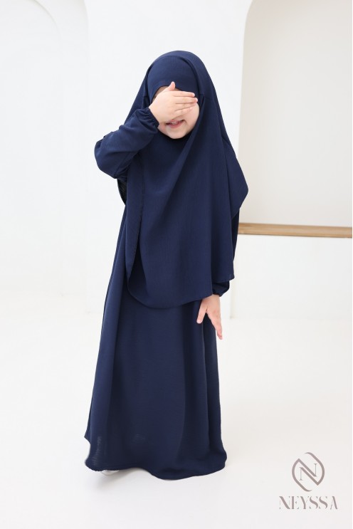 abaya khimar en jazz mère ou fille, combo pour être assorties