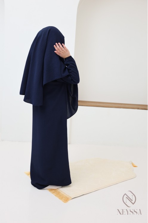 abaya khimar en jazz mère ou fille, combo pour être assorties