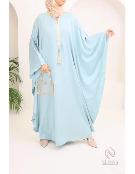Abaya papillon coupe ample idée tenue Aïd 2024 hijabi outfit