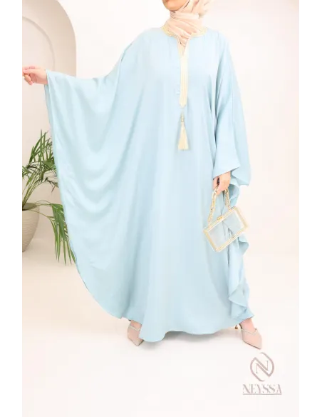 Abaya papillon coupe ample idée tenue Aïd 2024 hijabi outfit