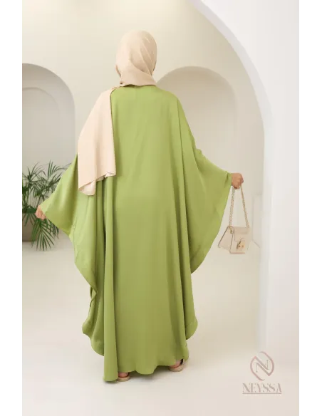 Abaya papillon coupe ample idée tenue Aïd 2024 hijabi outfit