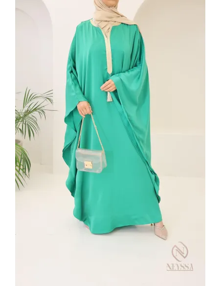 Abaya papillon coupe ample idée tenue Aïd 2024 hijabi outfit