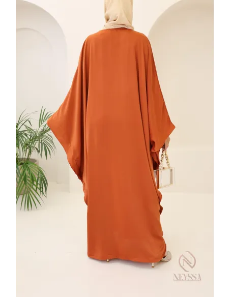 Abaya papillon coupe ample idée tenue Aïd 2024 hijabi outfit