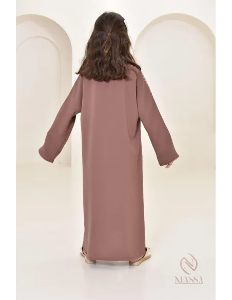 Caftan avec broderies, combo mère fille pour l'Aïd 2024 et autres événements