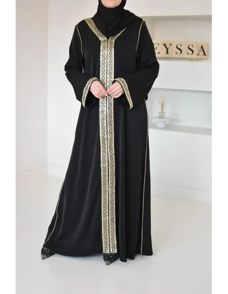 Bestickte Abaya im Kaftan-Stil für Mutter und Tochter, perfekte Kombi für Eid, Geschenkidee.
