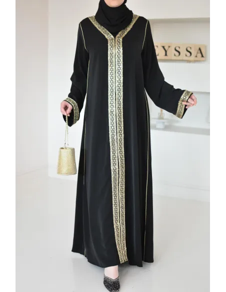 Bestickte Abaya im Kaftan-Stil für Mutter und Tochter, perfekte Kombi für Eid, Geschenkidee.