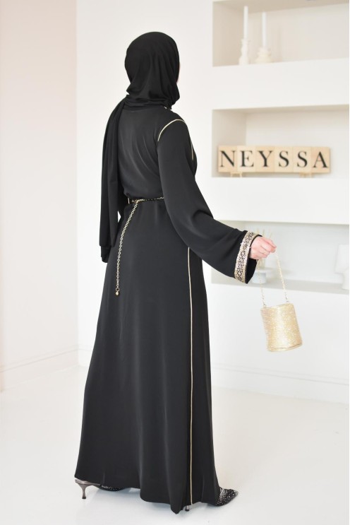 Abaya brodée style caftan pour mère et fille, combo parfait pour l'Aïd, idée cadeau