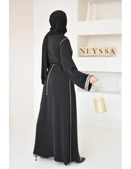 Bestickte Abaya im Kaftan-Stil für Mutter und Tochter, perfekte Kombi für Eid, Geschenkidee.