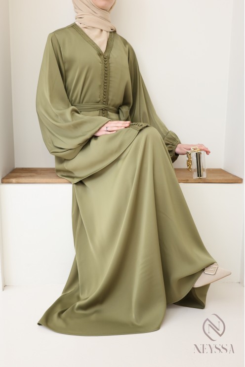 Zweiteiliges Set für Frauen Tunika mit Sfifa und langem Rock