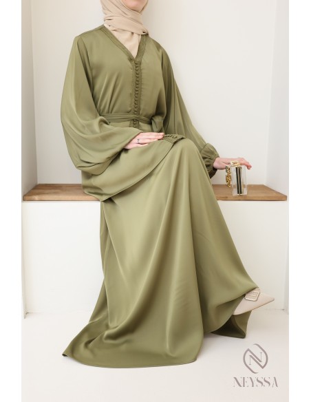 Women's 2-piece set tunic with sfifa and long skirt