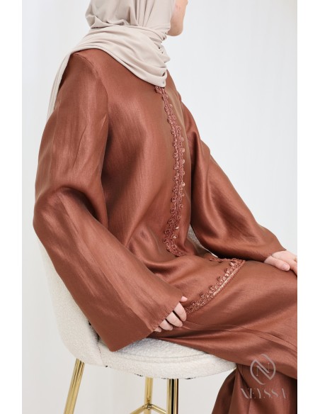 Set aus Sfifa-Tunika + Hose, Eid-Kleidung für verschleierte Frauen