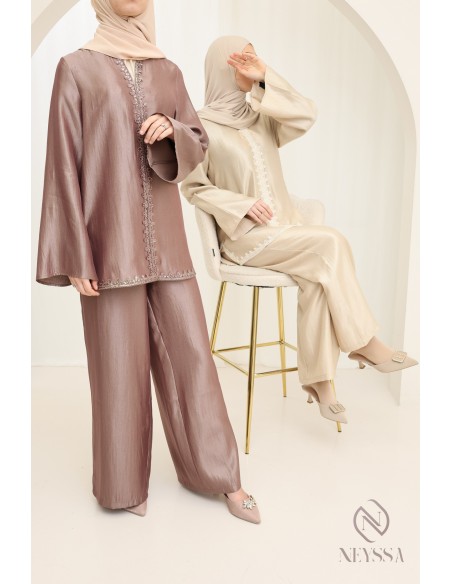 2-piece caftan-style set for women, Eid outfit for women