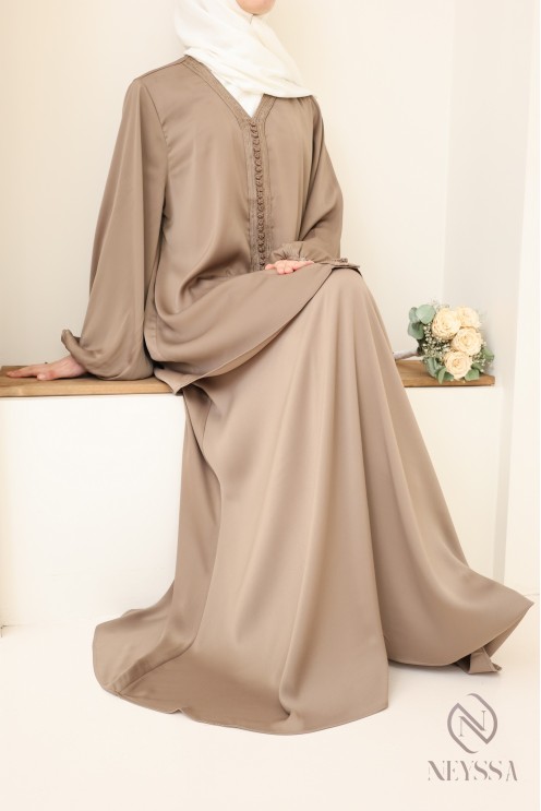 Tunic set with sfifa and long skirt, Eid look idea.