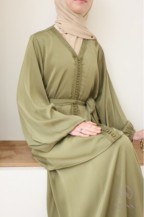 Women's 2-piece set tunic with sfifa and long skirt