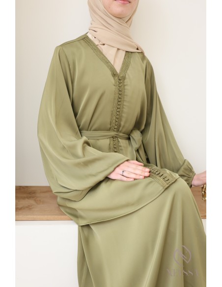 Women's 2-piece set tunic with sfifa and long skirt