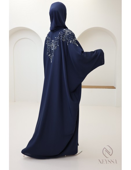 Eid Abaya Dubai Luxus-Kimono mit Perlenstickerei