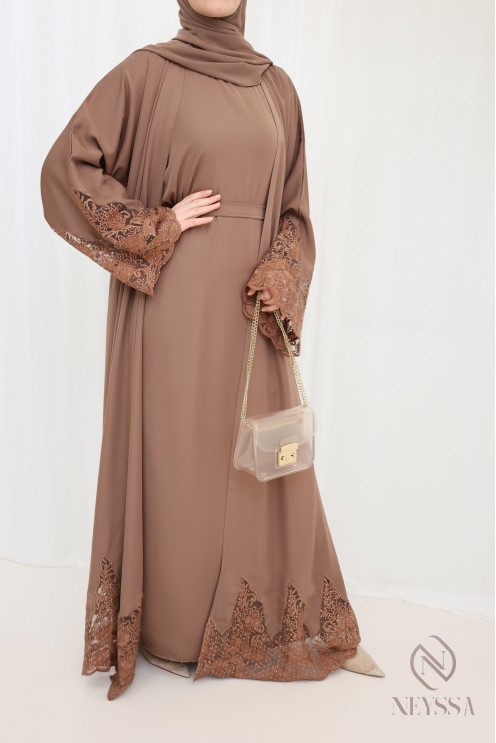 Abaya Dubai women's long kimono hijabi religious festival wear