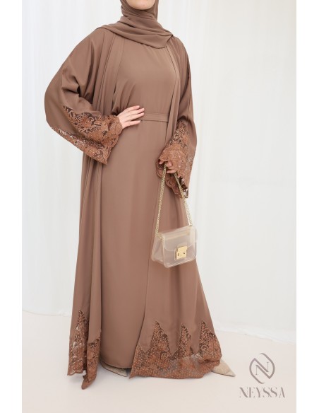 Abaya Dubai women's long kimono hijabi religious festival wear