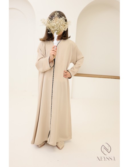 Combo robe mère/fille abaya Dubaï de haute qualité a strass pour l'Aïd