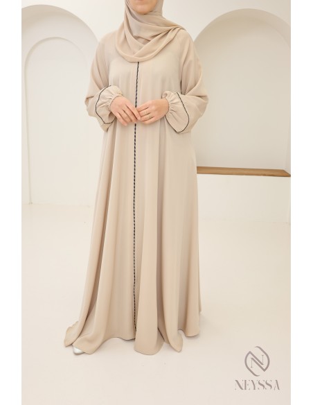 Mutter/Tochter-Kombikleid Abaya Dubai hoher Qualität mit Strasssteinen