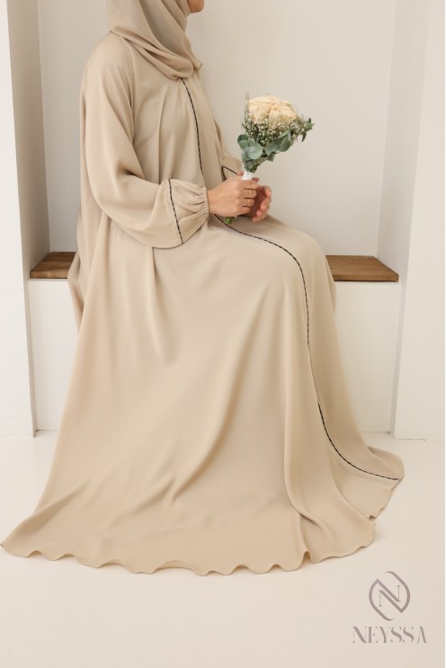 Mutter/Tochter-Kombikleid Abaya Dubai hoher Qualität mit Strasssteinen